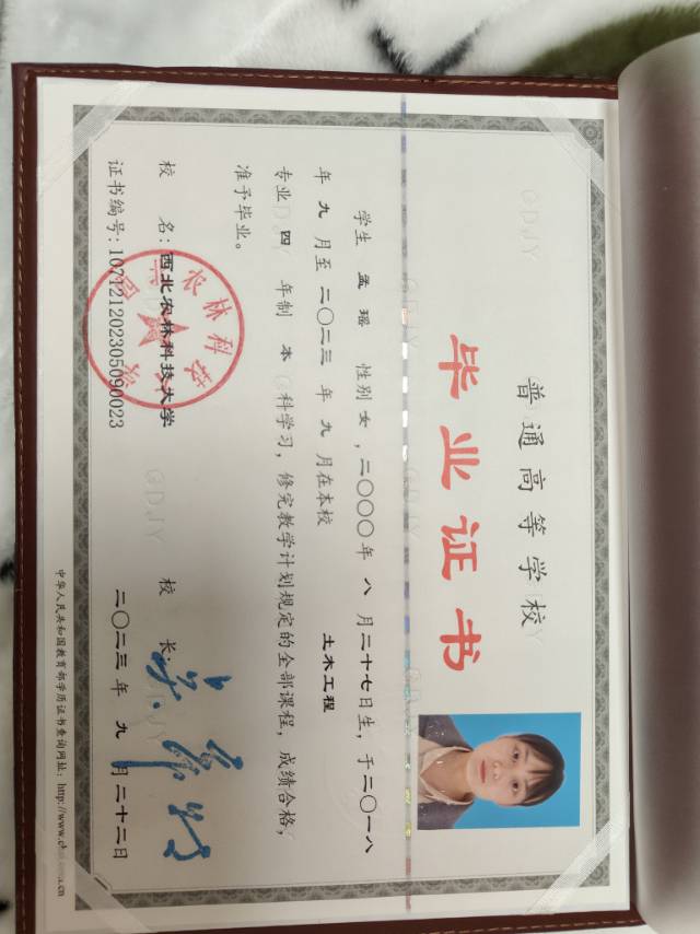孟阿姨职业证书2