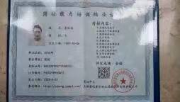 晏阿姨职业证书1