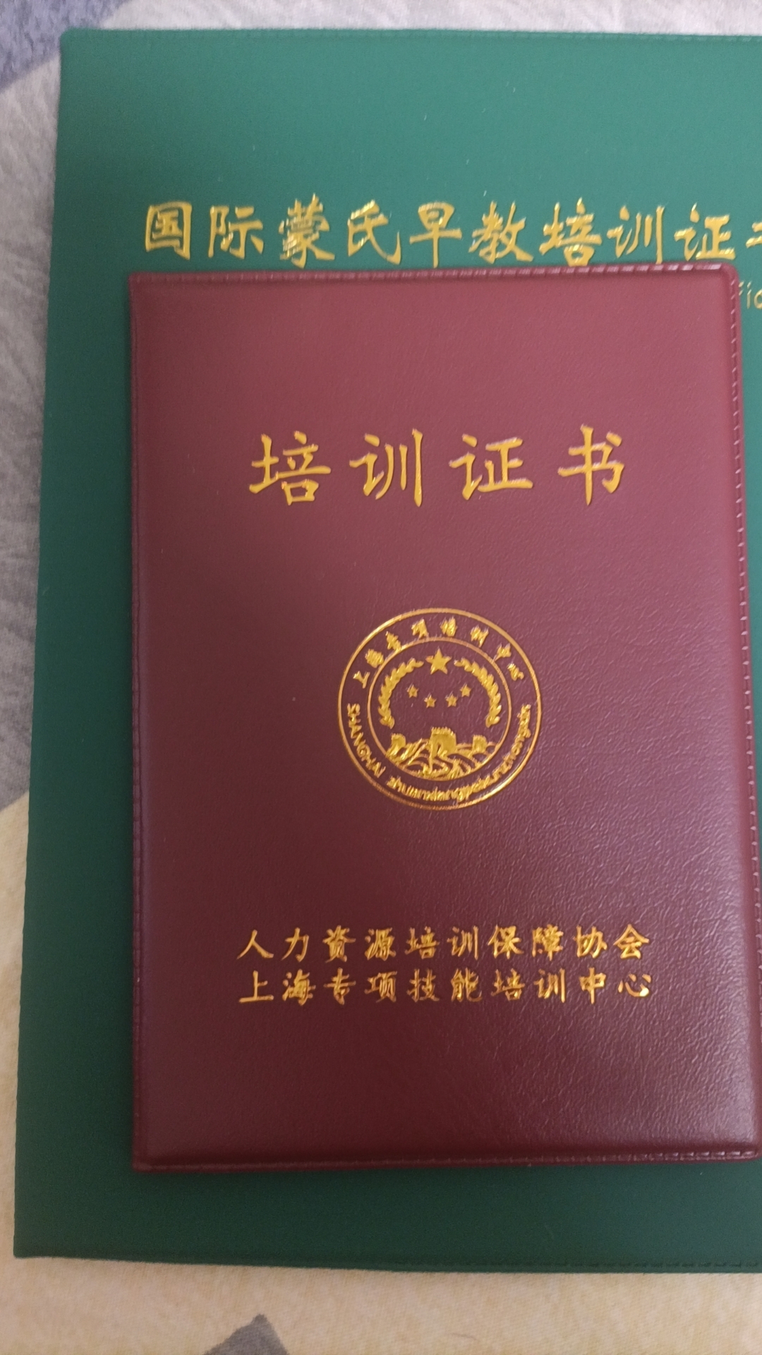 马阿姨职业证书4