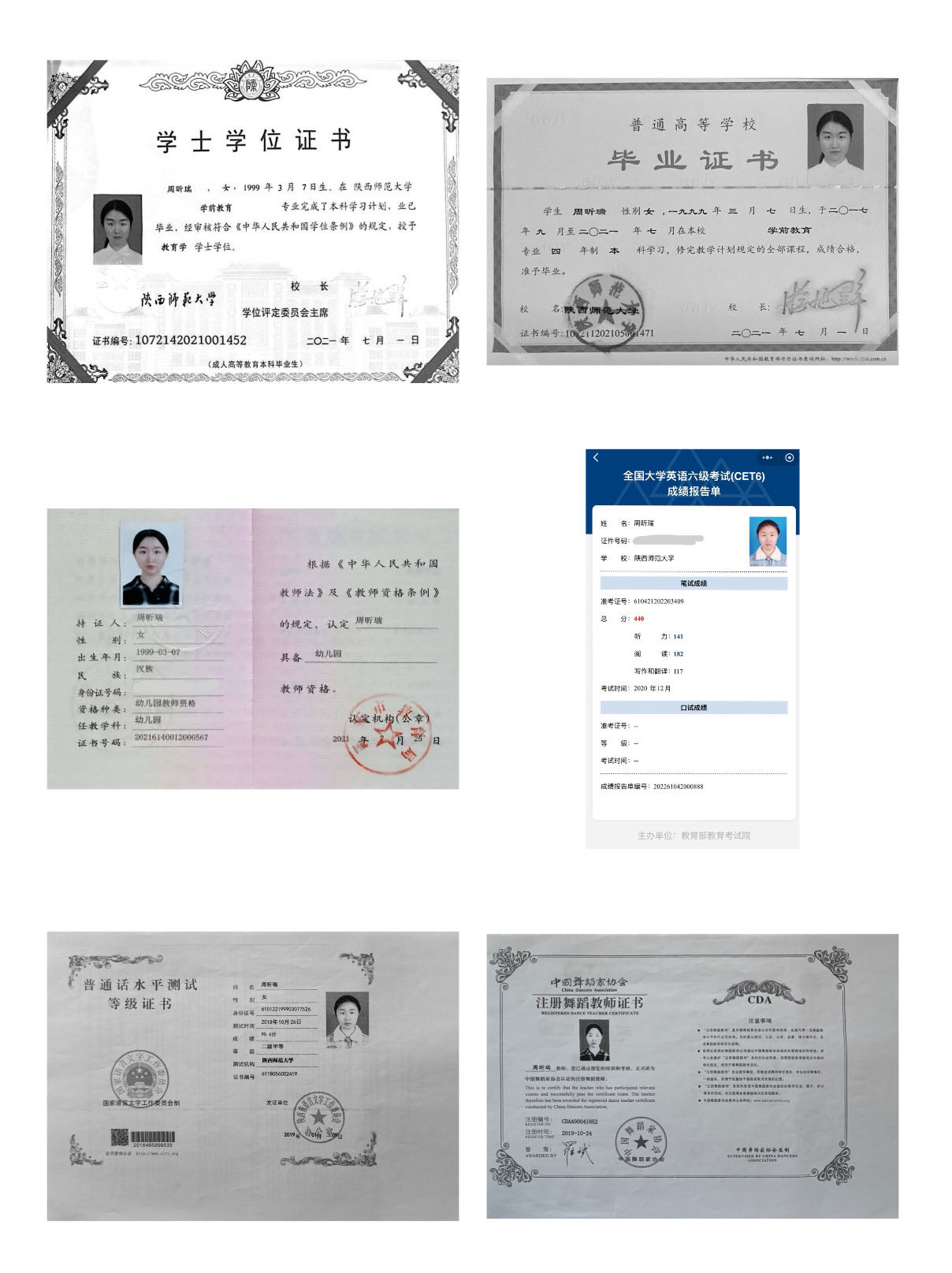 周阿姨职业证书1