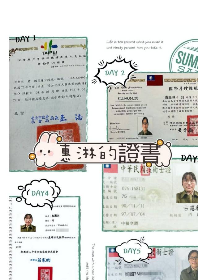 古阿姨职业证书4