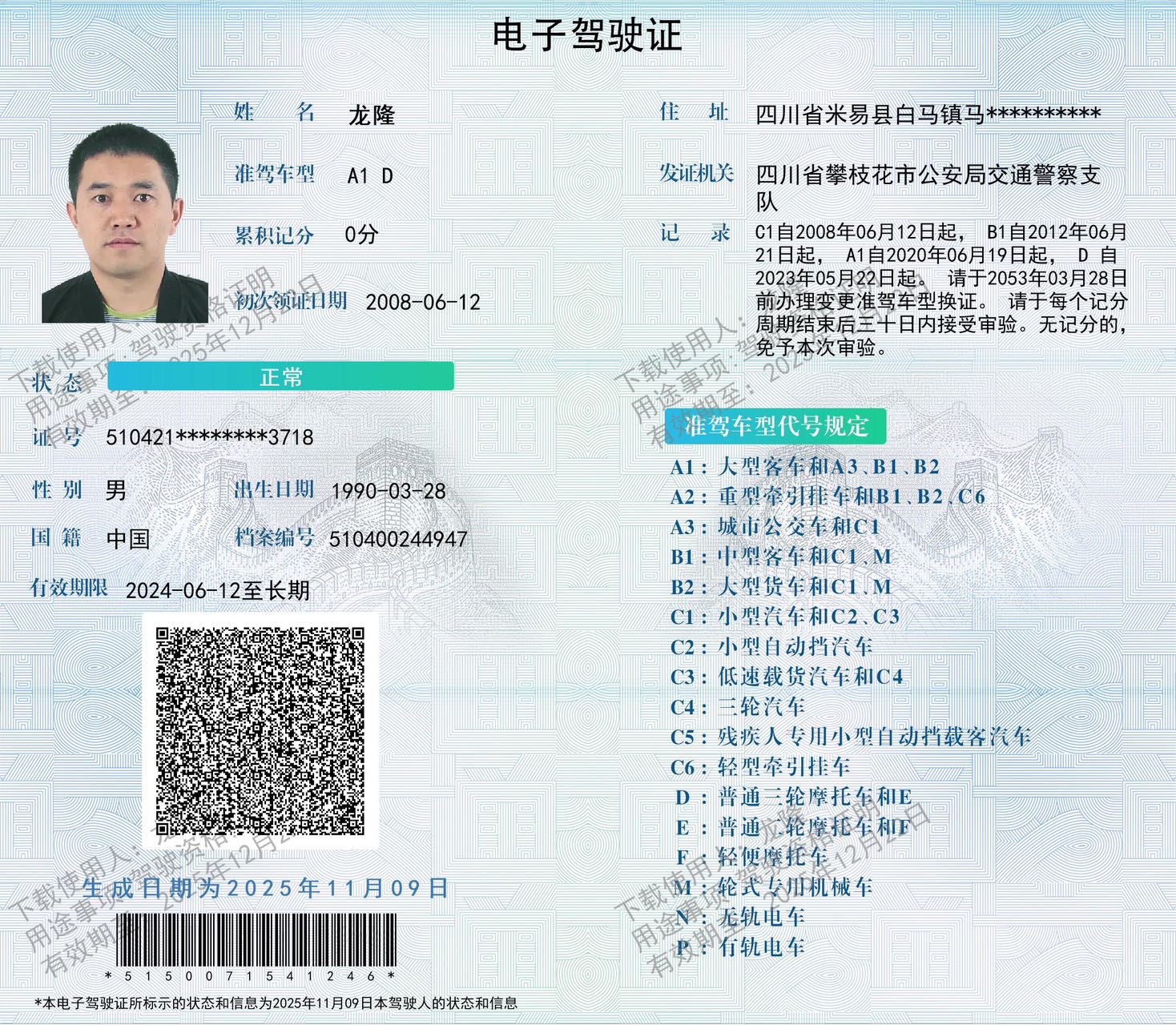 龙阿姨职业证书1