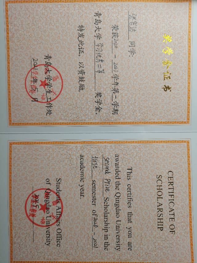 张阿姨职业证书3