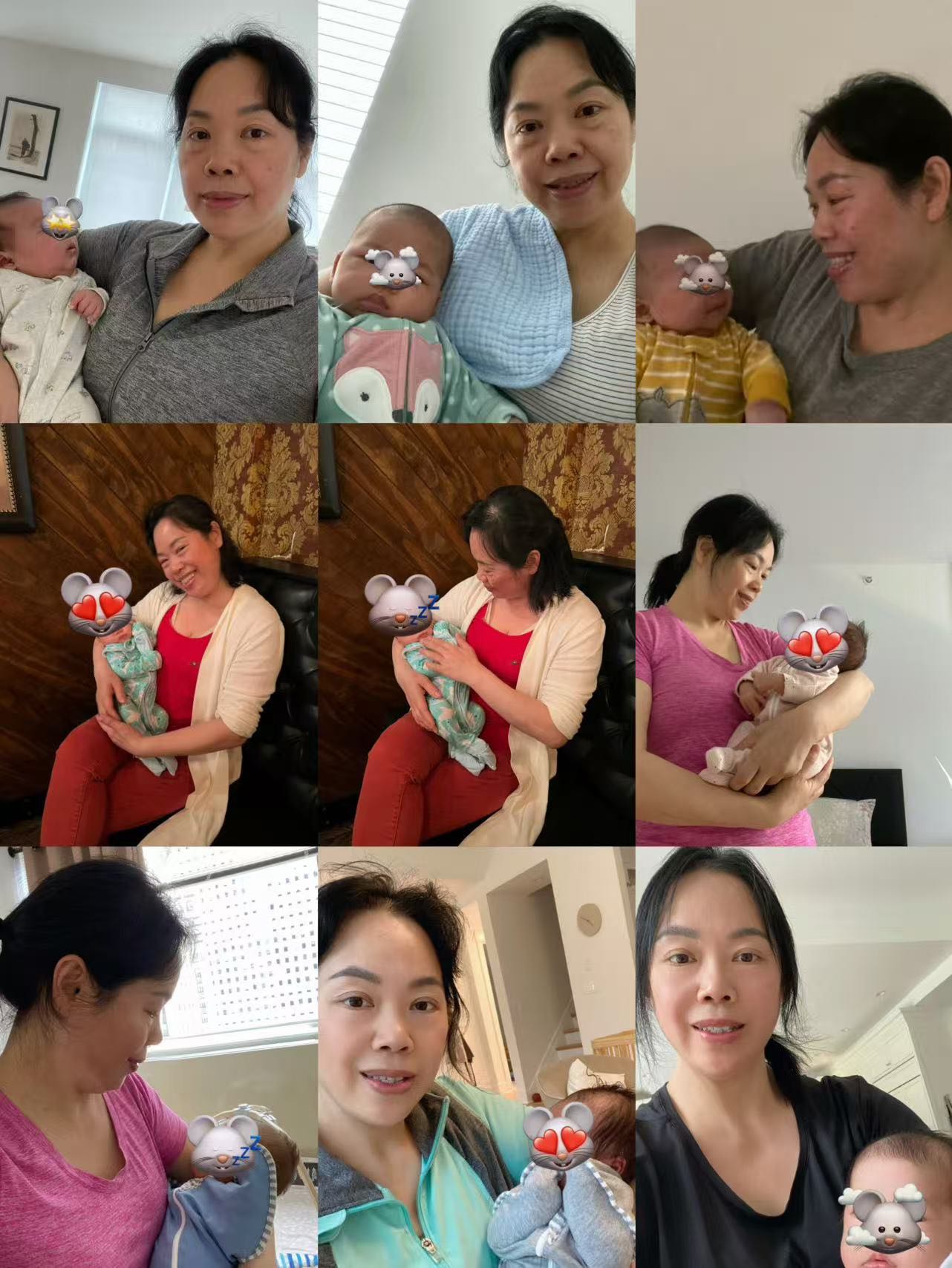 家政育婴师、月嫂S阿姨公开照片