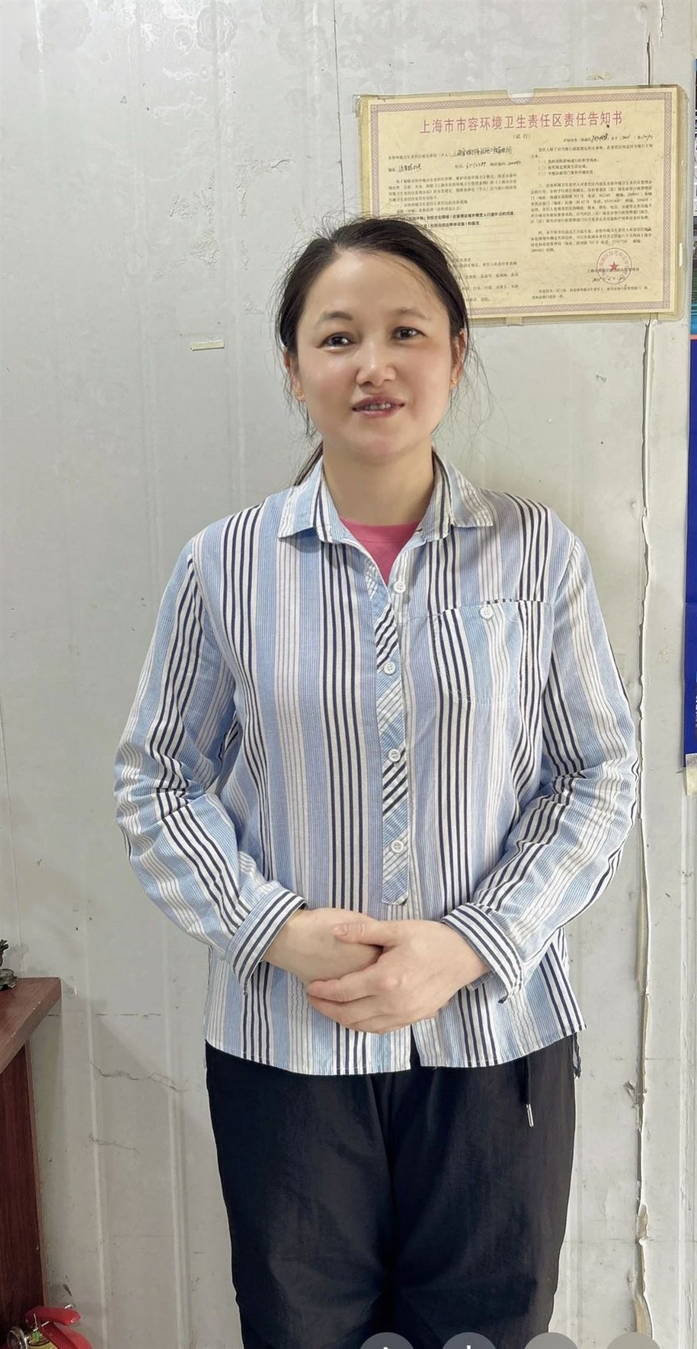 家政家务师雍阿姨公开照片